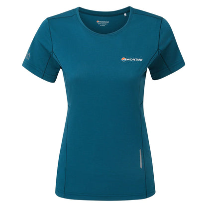 Montane Women's Blade Short Sleeve T-Shirt Bog Dog Running