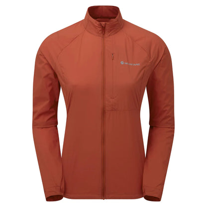 Montane Women's Featherlite Windproof Jacket Bog Dog Running