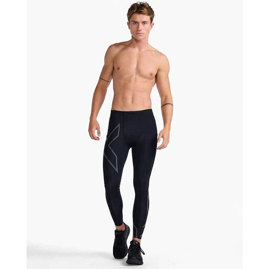 2XU Men's Light Speed Compression Tights Bog Dog Running