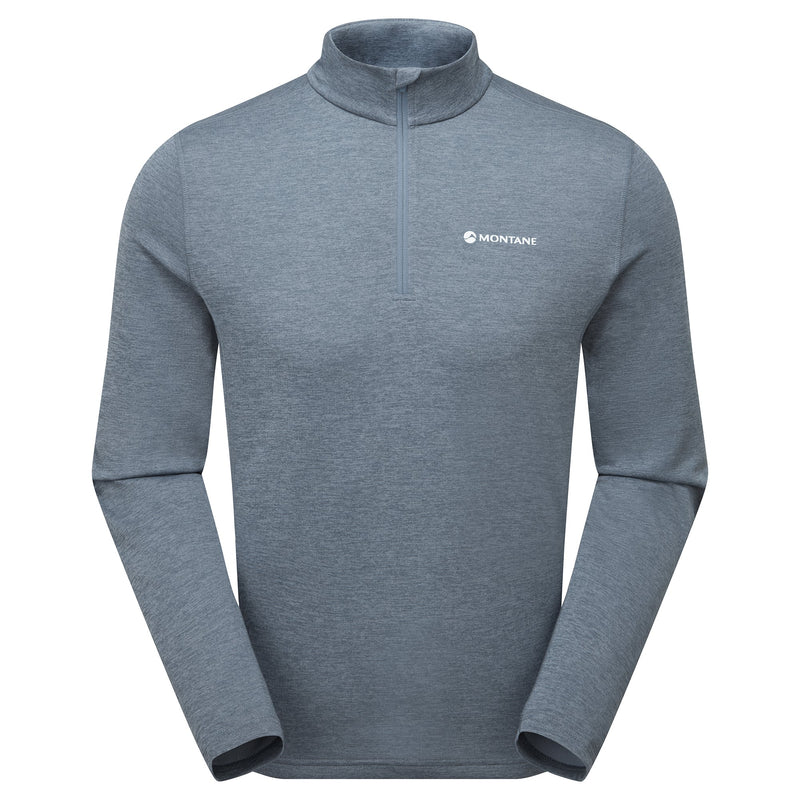 Montane Men's Dart Zip Neck L/S T-Shirt