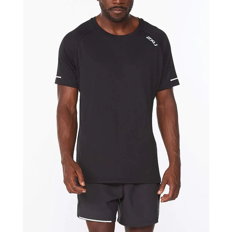 2XU Men's Aero T-Shirt Bog Dog Running