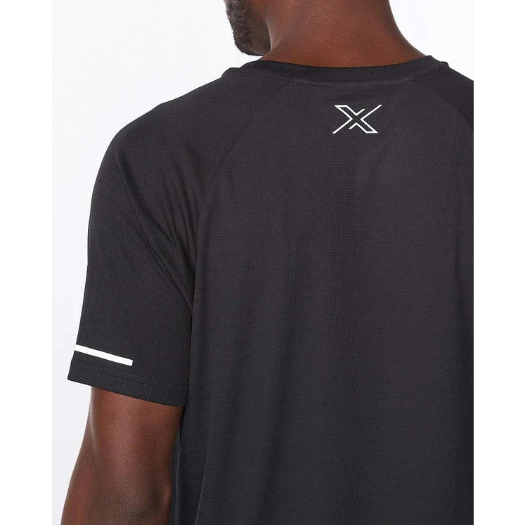 2XU Men's Aero T-Shirt Bog Dog Running