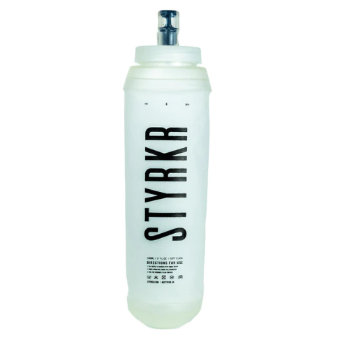 STYRKR Soft Water Bottle Running Flask 500ml Bog Dog Running