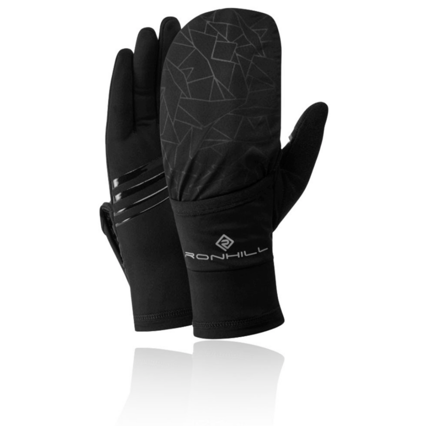 Ronhill Wind-Block Flip Gloves - Bog Dog Running