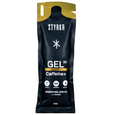 STYRKR GEL30 Caffeine Dual-Carb Energy Gel - Single Bog Dog Running