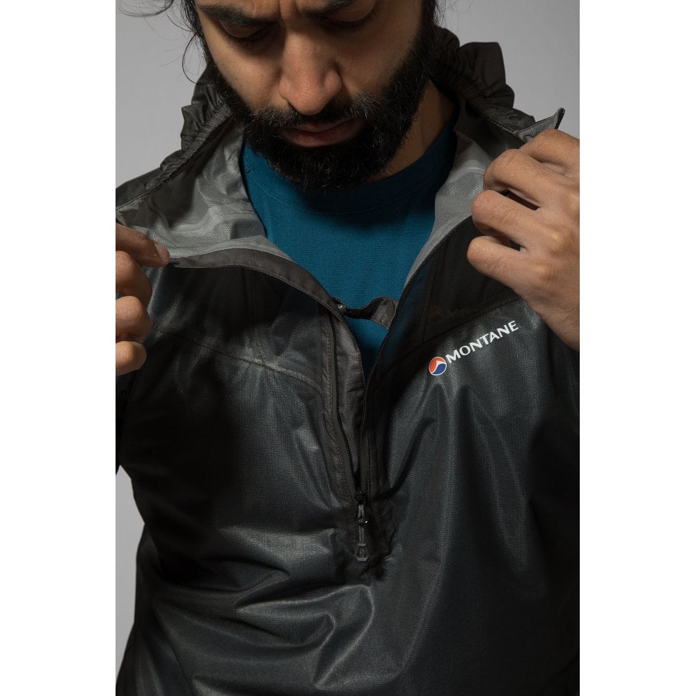 Montane Unisex Podium Waterproof Pull-On Jacket Bog Dog Running