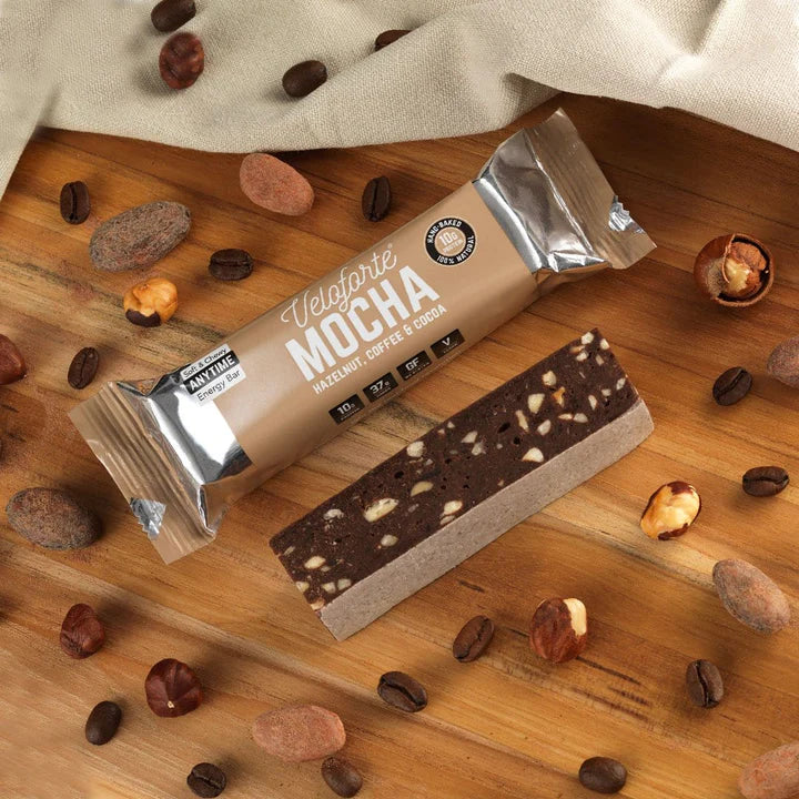 Veloforte Mocha Protein Bar Bog Dog Running