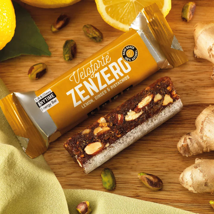 Veloforte Zenzero Energy Bar Bog Dog Running